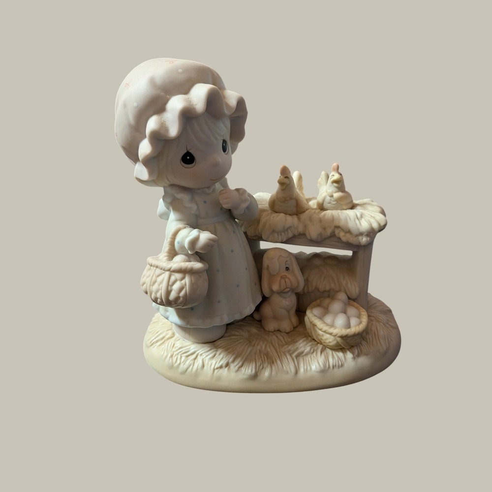 Precious Moments Its No Yolk When I Say I Love You Figurine 522104 1991
